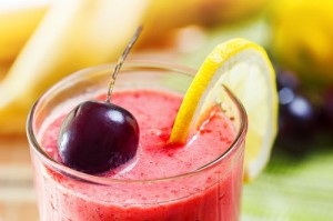 Raspberry-cherry-smoothie