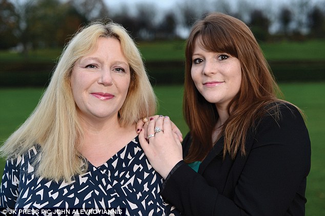 Með dóttur sinni Megan