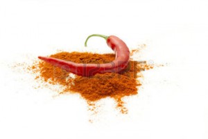 36399713-single-red-chili-pepper-with-powder-ground-pepper-isolated-on-white-background