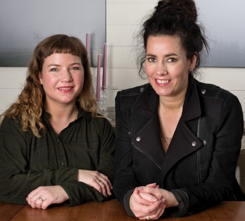 Rakel Garðarsdóttir og Hrefna Sætran