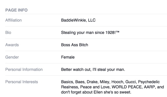 Ekki má gleyma upplýsingunum um hana á Facebook (smelltu á myndina til að komast á síðuna og ekki gleyma að læka!)