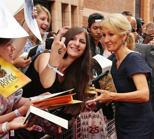 attends the press preview of "Harry Potter & The Cursed Child" at The Palace Theatre on July 30, 2016 in London, England.