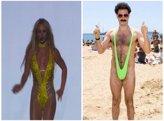 Britney = Borat