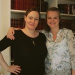 Vinkonurnar Hildur (t.v.) og Berglind