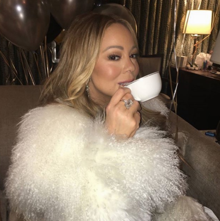 Mariah naut tebolla eftir sýningu sína í NYC