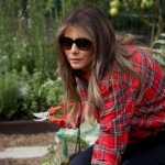 melania gardening