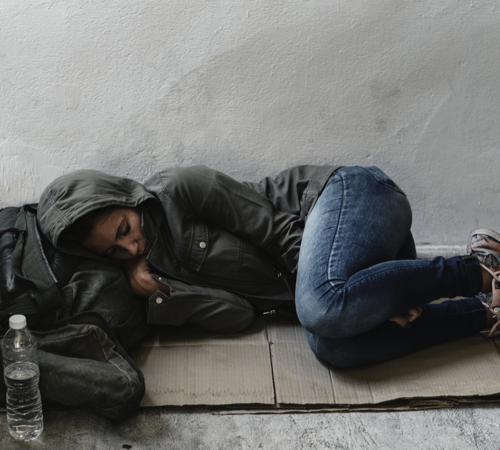 homeless