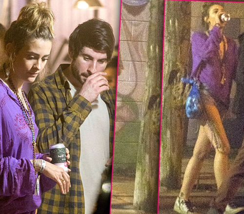 Paris djammaði í New Orleans með kærastanum Gabriel Glenn