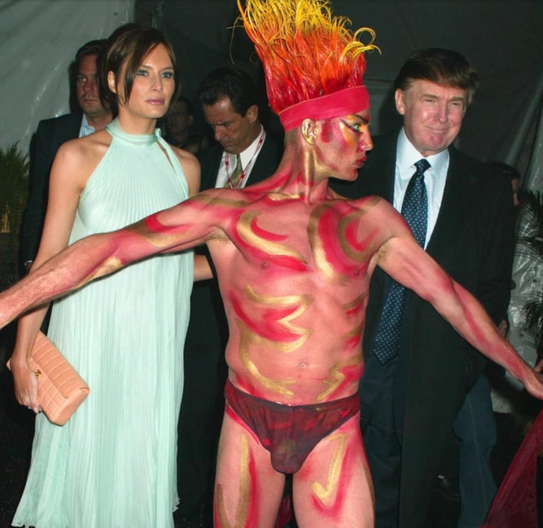 Cirque de Soleil - Melania og Donald árið 2003