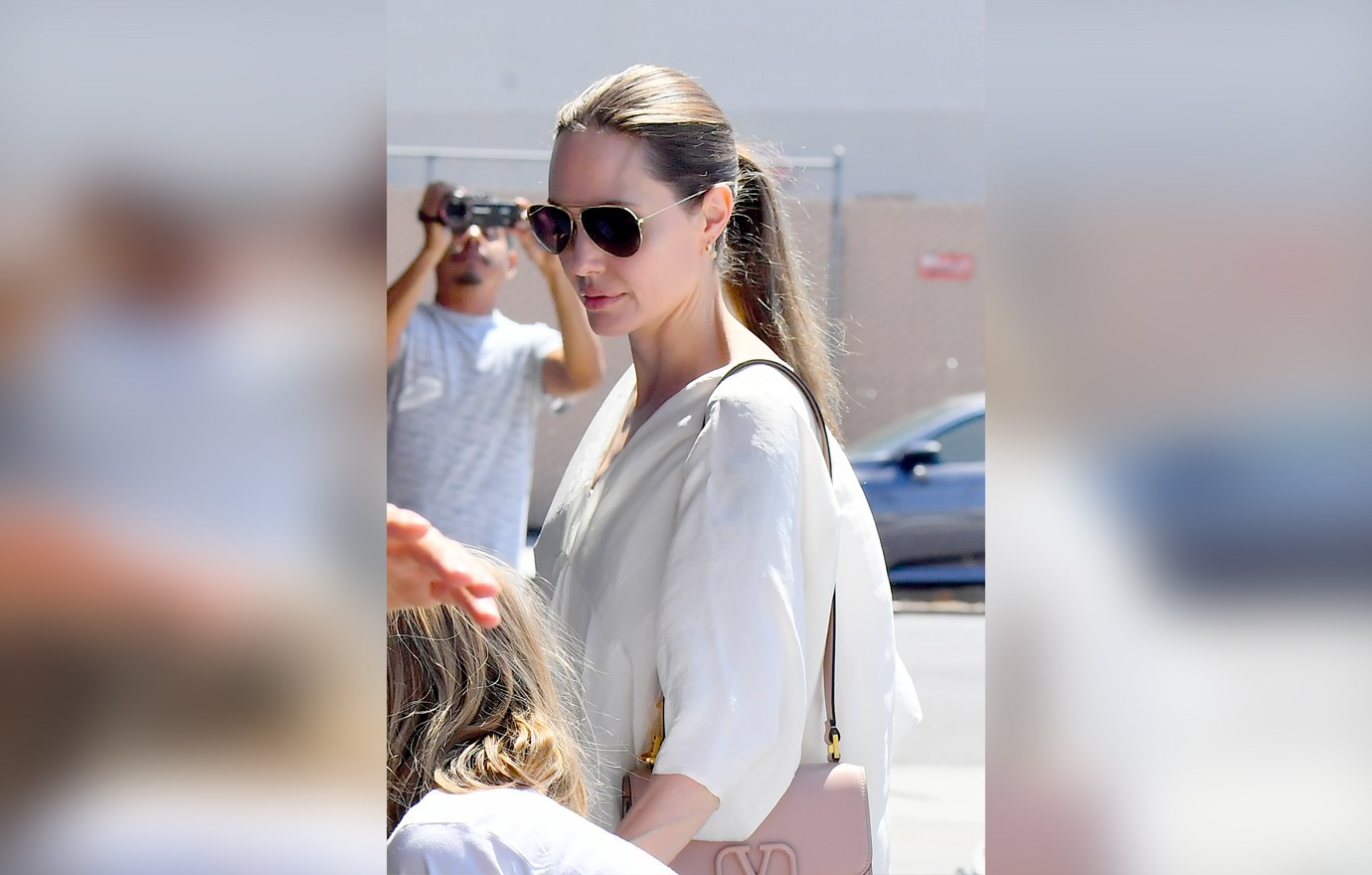 Angelina Jolie and Vivienne Jolie-Pitt head to a dog supply store in Los Angeles